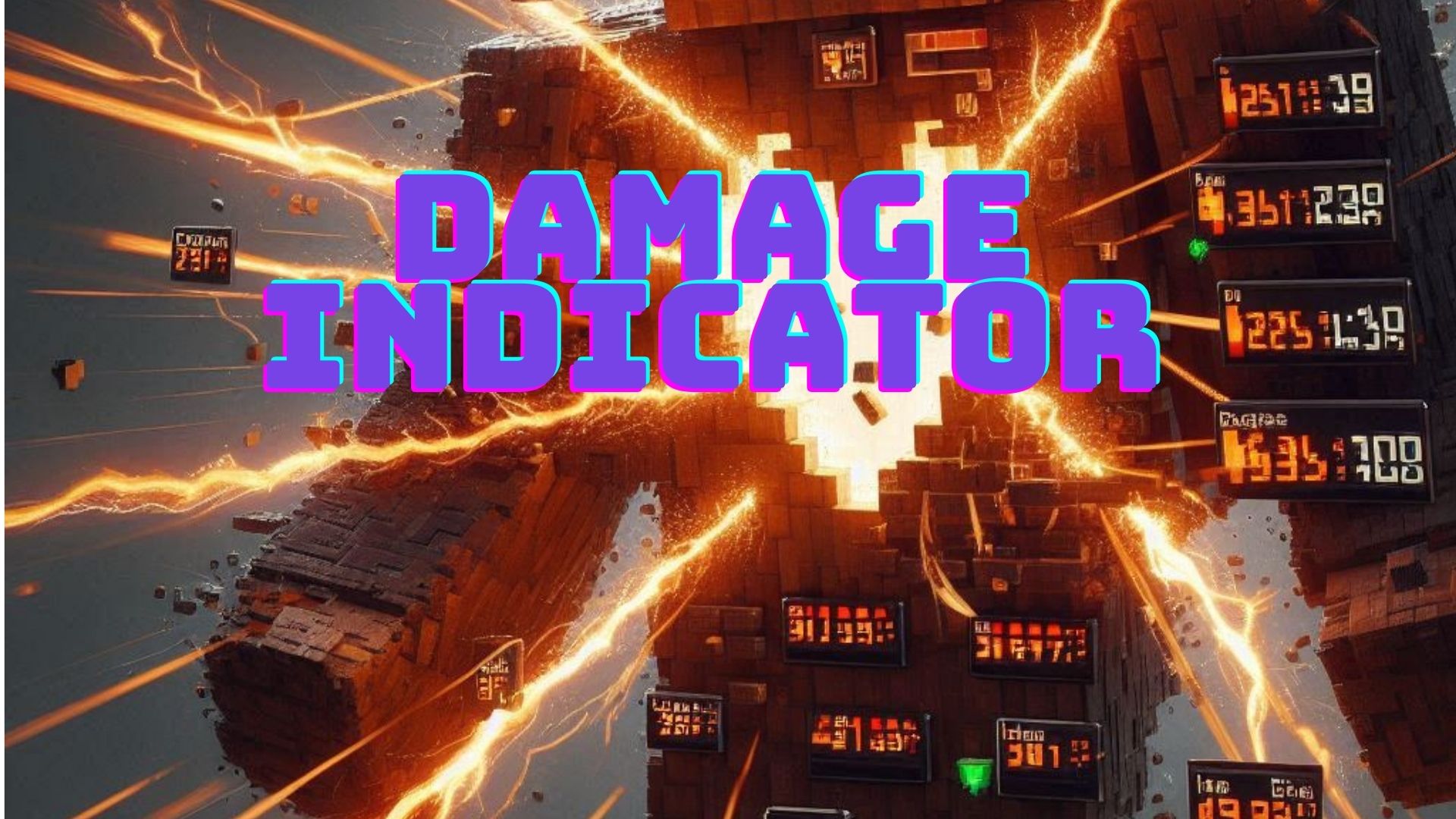 ダメージ表示アドオン Damage Indicator | クラフターズコロニー -マイクラの配布サイト-