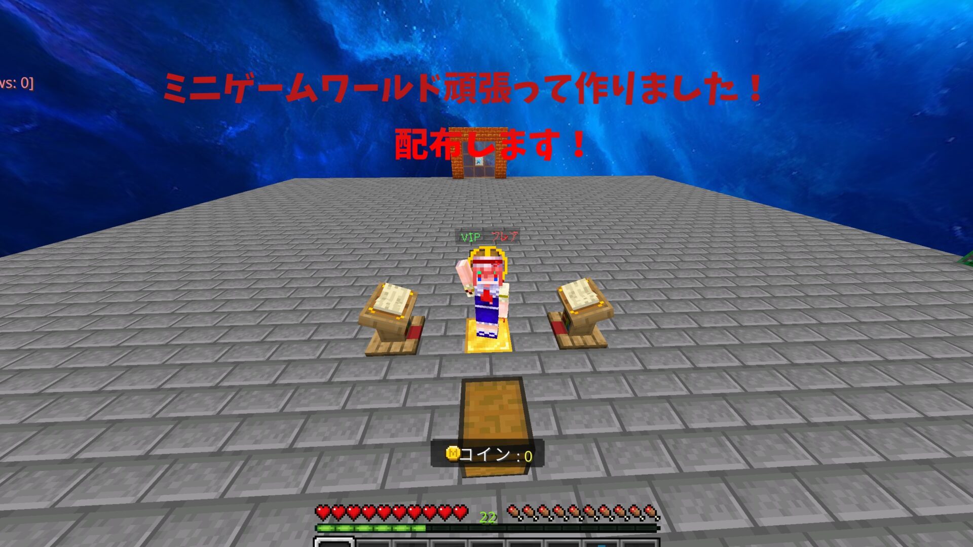 フレアが作った自作ミニゲームワールド！ | クラフターズコロニー -マイクラの配布サイト-