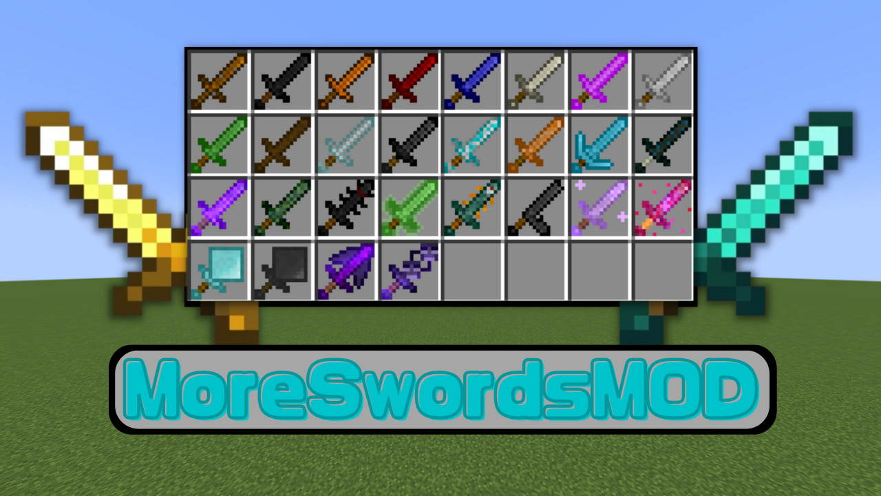 Minecraft: Swords & More Swords Mod Showcase (Adds More Than 25 Swords) 